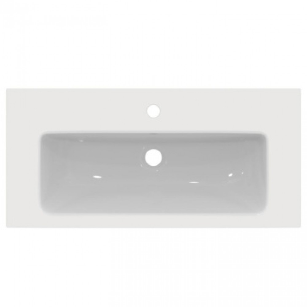 T458901 Ideal Standard i.life S Vanity Раковина 81x39 см с отверстием под смеситель, с отверстием перелива, без крепежа. Узкая проекция - 38,5 см. Для