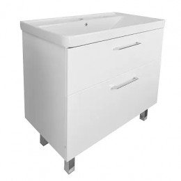 Комплект Тумба Ника 80Н (800*850*475) Напольная с раковиной Monte 80