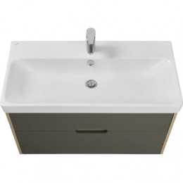 Оливия 90 Тумба Грей/Дуб Ойстер (БЕЗ УМЫВАЛЬНИКА "Адриана-90")