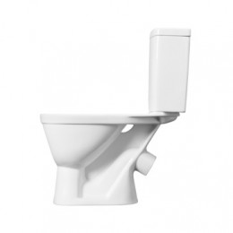 Унитаз-компакт "Уно" (эконом: 2-реж., полипроп, антивсплеск, пласт крепеж, softclose)