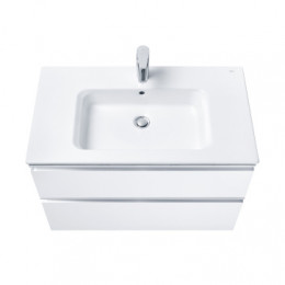 THE GAP Модуль д/раковины 800 мм, 2 ящика, белый глянец (подходит раковина Gap и Victoria Unik)