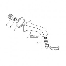 13413000 ХХ Metris Classic Излив на ванну