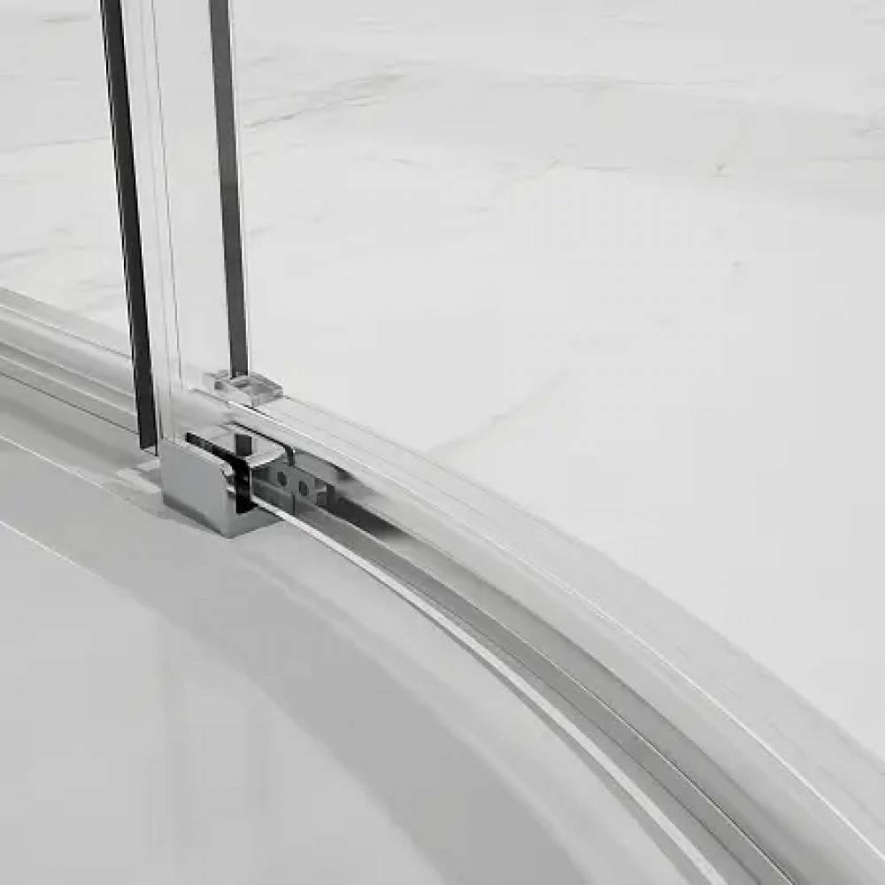 AZ-S43-90-CH-CL Душевое ограждение SHANGHAI ROD-90х90х195-CH-CL, прозрачное стекло 6 мм, профиль хром