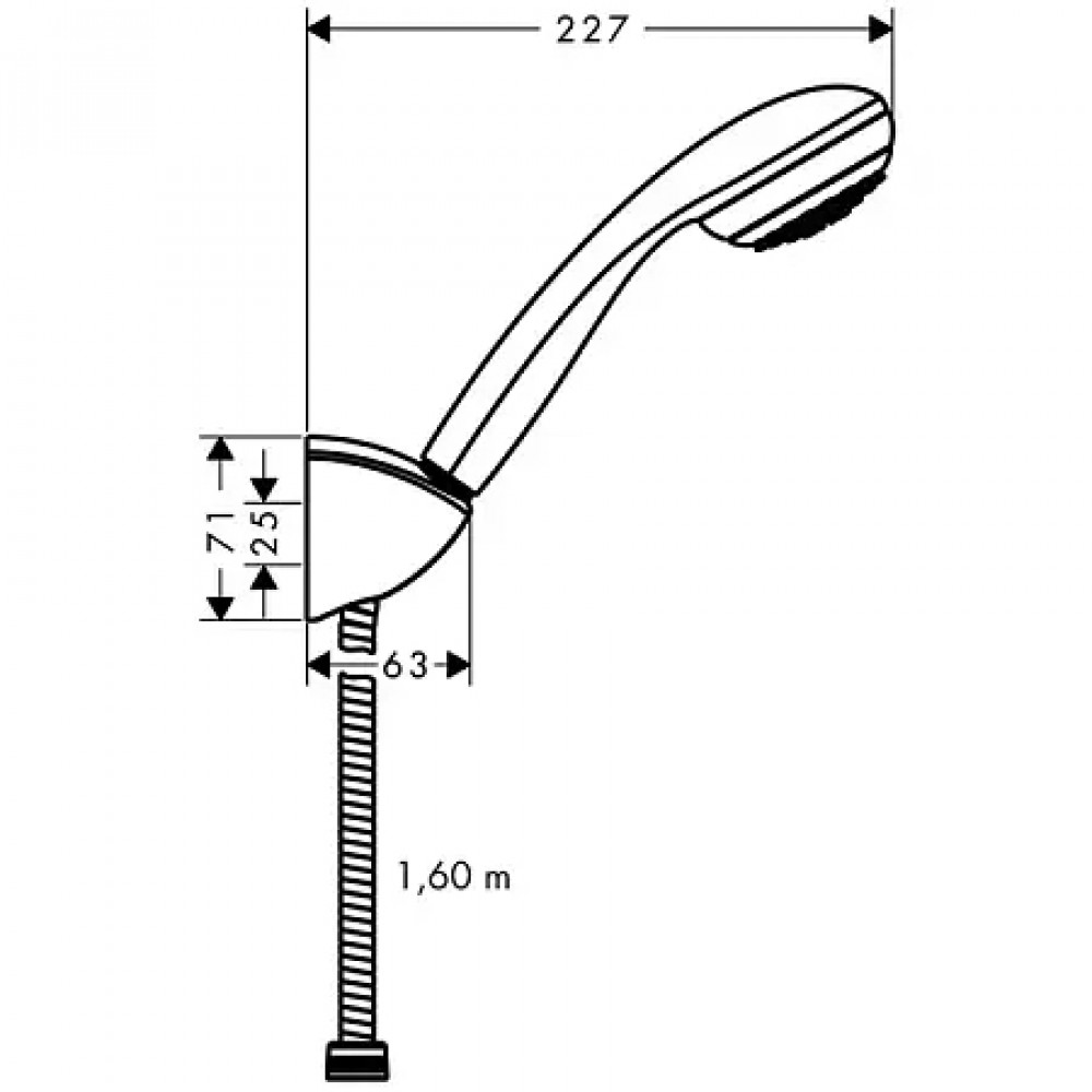 27577000 Душевой набор Crometta 85 1jet
