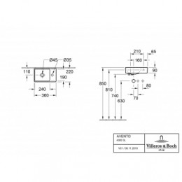 Avento Раковина компактная