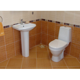 Умывальник "Комфорт 50" Sanita УП (Белый, ВКС) (подходит пьедестал Самарский)/32шт (без крепления)