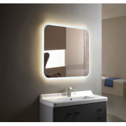 AZARIO зеркало Стив 700*680- 2 сенсор выкл+подогрев