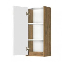 Полуколонна, белый/дуб рустикальный, Сканди