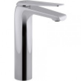 E97347-CP AVID Высокий смеситель для умывальника с донным клапаном, Хром