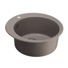 Кухонная Мойка Иверия Кругл. 480мм Серый шелк NEW