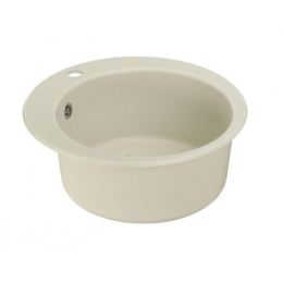 Кухонная Мойка Иверия Кругл. 480мм.Жемчуг (аналог бел) NEW