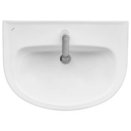 Умывальник Прайм-65 с переливом белый (пьедестал Визит)