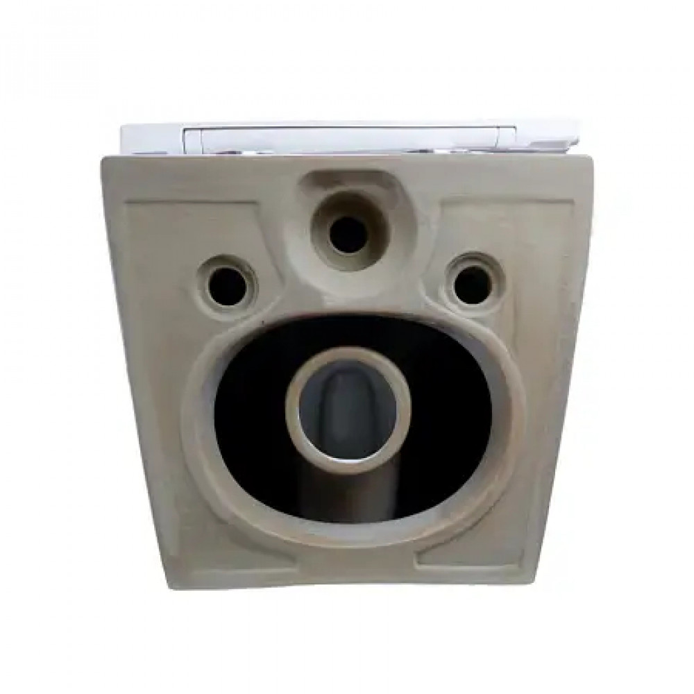 AZ-5179T-WHT BLISS Унитаз подвесной с системой смыва Tornado в комплекте с быстросъемным сиденьем микролифт, дюропласт 485*360*365mm