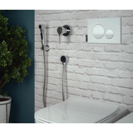 E97258-CP ELATE Гигиенический душ, шланг, держатель, хром