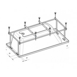 BECOOL монтажный комплект для ванны 170х80