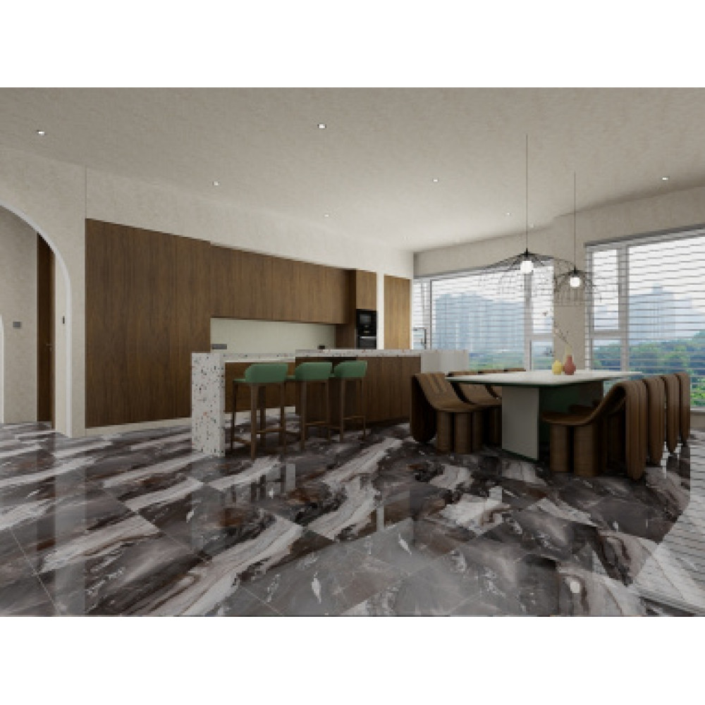 Керамический гранит AZARIO RIVERSTONE GOLD 60x120 Carving Китай