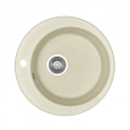 Кухонная Мойка Иверия Кругл. 480мм.Жемчуг (аналог бел) NEW