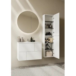 Luna Шкаф-колонна 1600, белый