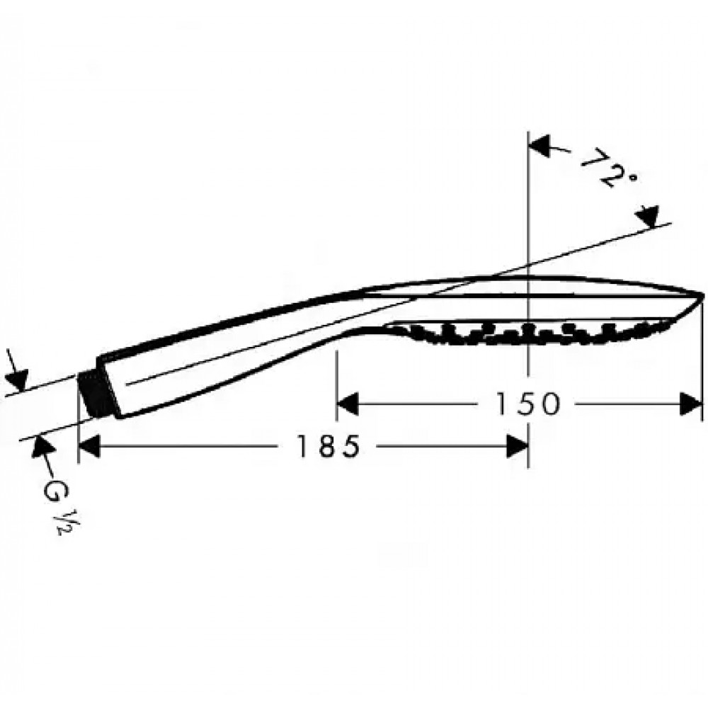 26550000 Ручной душ Raindance Select E 150 3jet