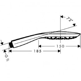 26550000 Ручной душ Raindance Select E 150 3jet