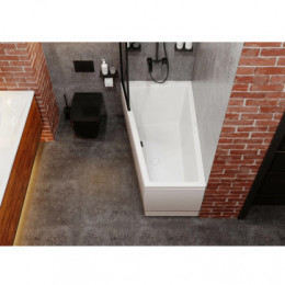 CAVALLO OFFSET Ванна акриловая асимметричная 160х90 см, без панели и каркаса, левая, белая