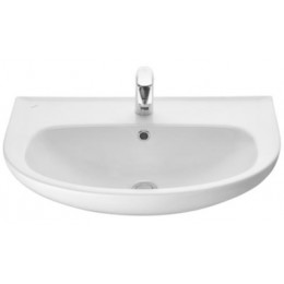 Умывальник Прайм-65 с переливом белый (пьедестал Визит)