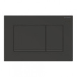 115.883.16.1 Sigma30 Смывная клавиша, двойной смыв: черный матовый лак, легко чистящееся покрытие, черный