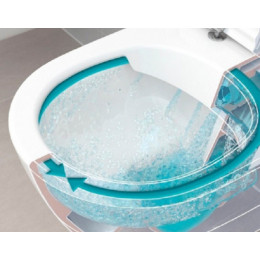 O.NOVO Унитаз подвесной, безободковый с толстым сиденьем микролифт, горизонтальный выпуск, Альпийский белый