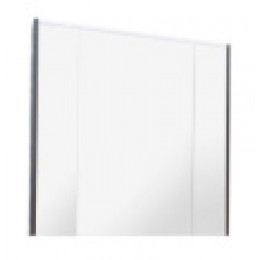 RONDA Шкаф зеркальный 800 мм, белый глянец/антрацит