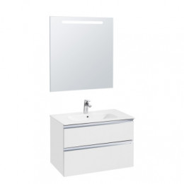 THE GAP Модуль д/раковины 800 мм, 2 ящика, белый глянец (подходит раковина Gap и Victoria Unik)