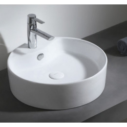 AZ-4104 Раковина накладная круглая 46,5*46,5*14  см