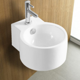 AZ-4292 Раковина подвесная, мат. бел. 34*27,5*15,5