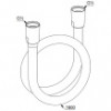 KLUDI SUPARAFLEX WHITE Душевой шланг, 1600 мм, арт. 6107291-00