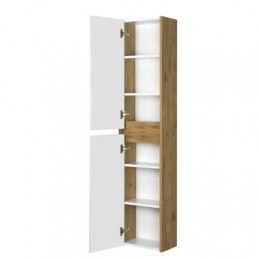 Полуколонна, белый/дуб рустикальный, Сканди