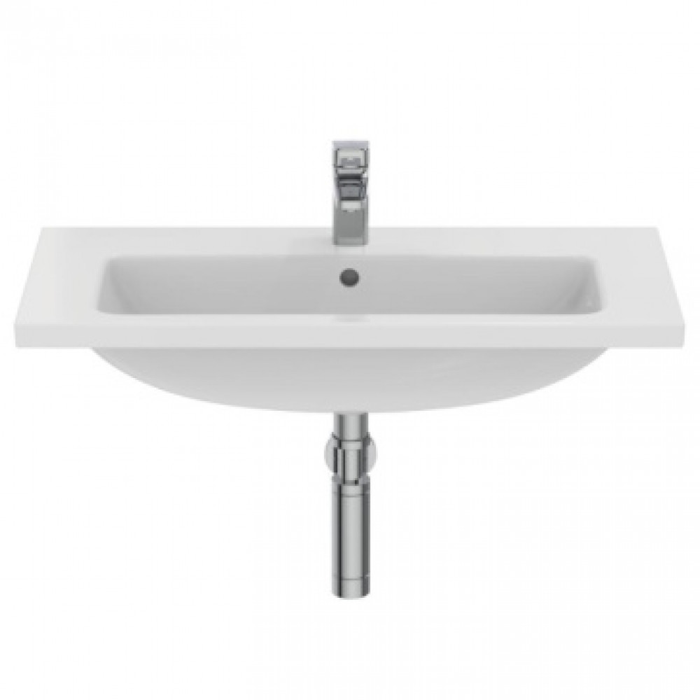 T458901 Ideal Standard i.life S Vanity Раковина 81x39 см с отверстием под смеситель, с отверстием перелива, без крепежа. Узкая проекция - 38,5 см. Для