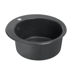 Кухонная Мойка Иверия Кругл. 480мм.Графит (аналог черн) NEW