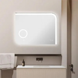 AZARIO зеркало "Golden" влагостойкое с подсветкой+подогрев+линза 1000*800