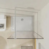 AZ-251-110-CH-CL Душевая перегородка Walk-in, 110x195-CH-CL, прозрачное стекло 8 мм, профиль хром