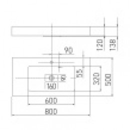 Ричмонд 800 белая РАКОВИНА
