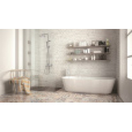 COSMO Душевая стойка с термостатическим смесителем для душа, верхний душ 230х230 мм., ручной душ ,цвет хром