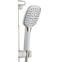 Душевая система с поворотным изливом, белый/золото, AZ-801-1 