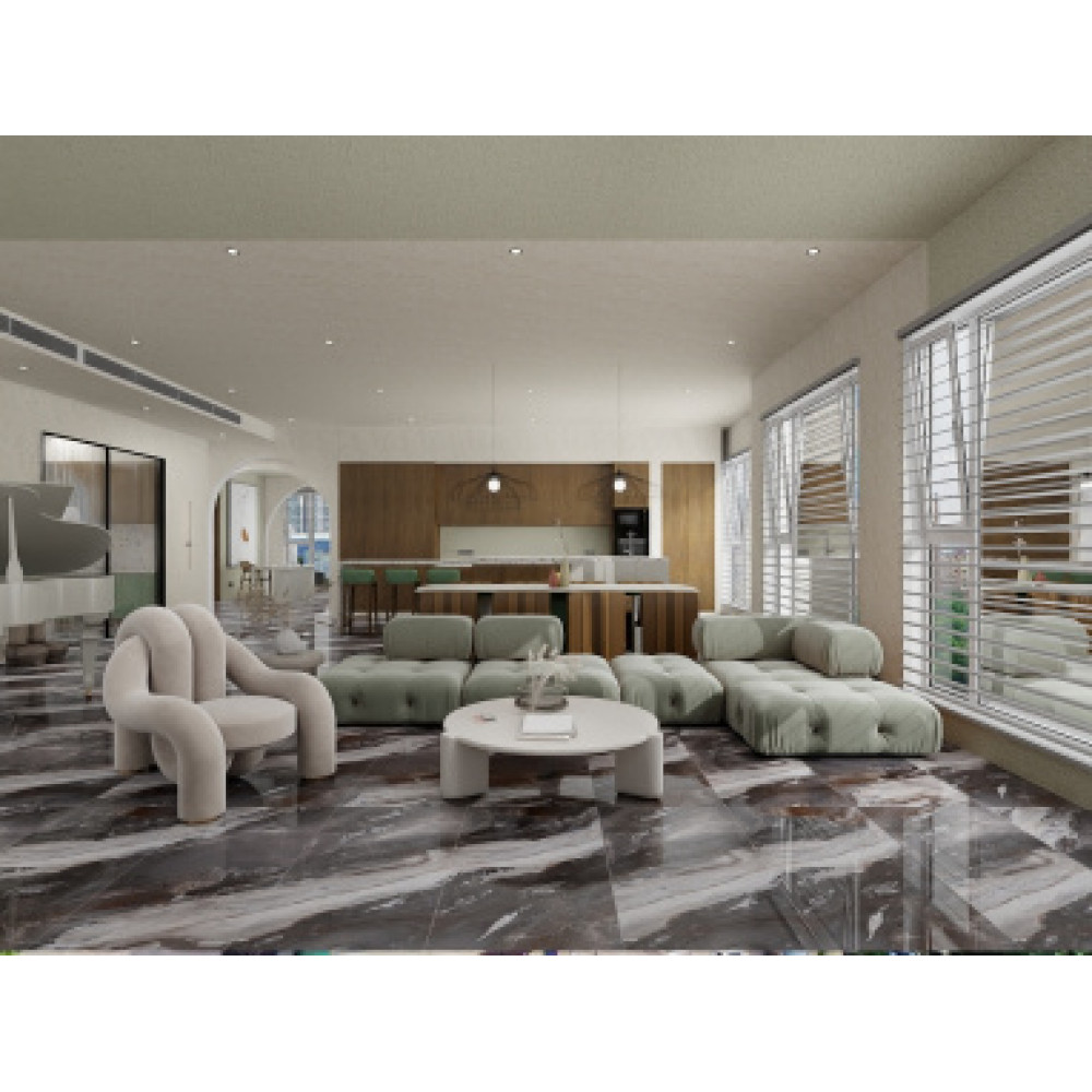 Керамический гранит AZARIO RIVERSTONE GOLD 60x120 Carving Китай
