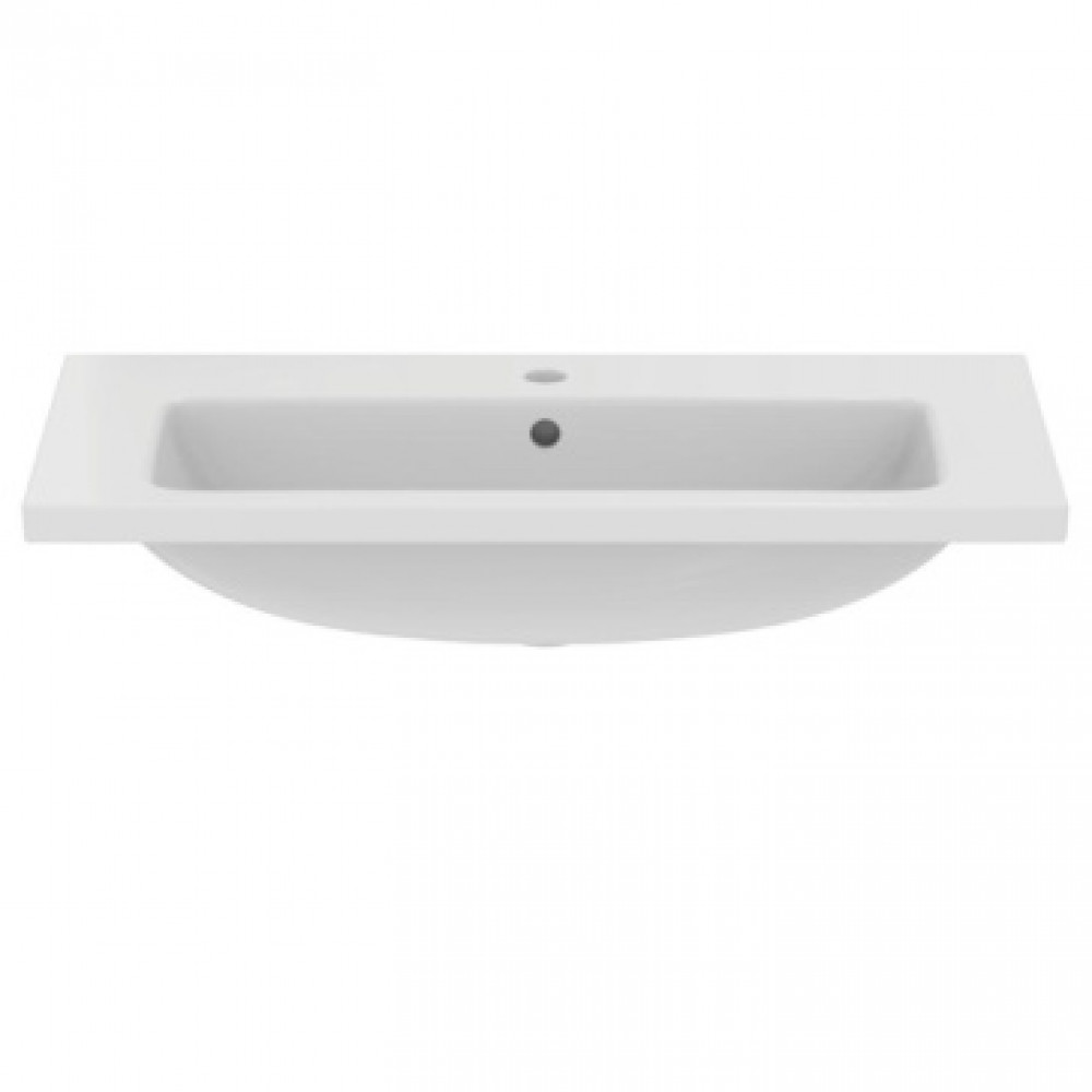 T458901 Ideal Standard i.life S Vanity Раковина 81x39 см с отверстием под смеситель, с отверстием перелива, без крепежа. Узкая проекция - 38,5 см. Для