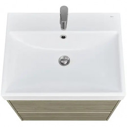 Ona Тумба под раковину 600, темный вяз 2 ящика (подходит раковина ZRU9307561, 732799E000, 73279A8000)