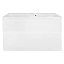 Комплект тумба Velluto 100 (100*660*450) подвесная с раковиной Астория 100