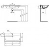 CONNECT AIR Vanity умывальник 84 см E027901