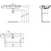 CONNECT AIR Vanity умывальник 84 см E027901