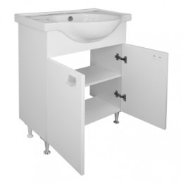 Комплект Тумба София 60 с раковиной Teo 60 (Китай)(600х840х430) (2 места)