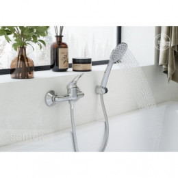 Смеситель Баус для душа с аксессуарами, хром