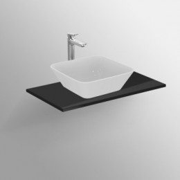 E034701 CONNECT AIR Умывальник-чаша 40 см, для монтажа на столешнице с подстольем CONNECT AIR; без отверстия под смеситель, без перелива